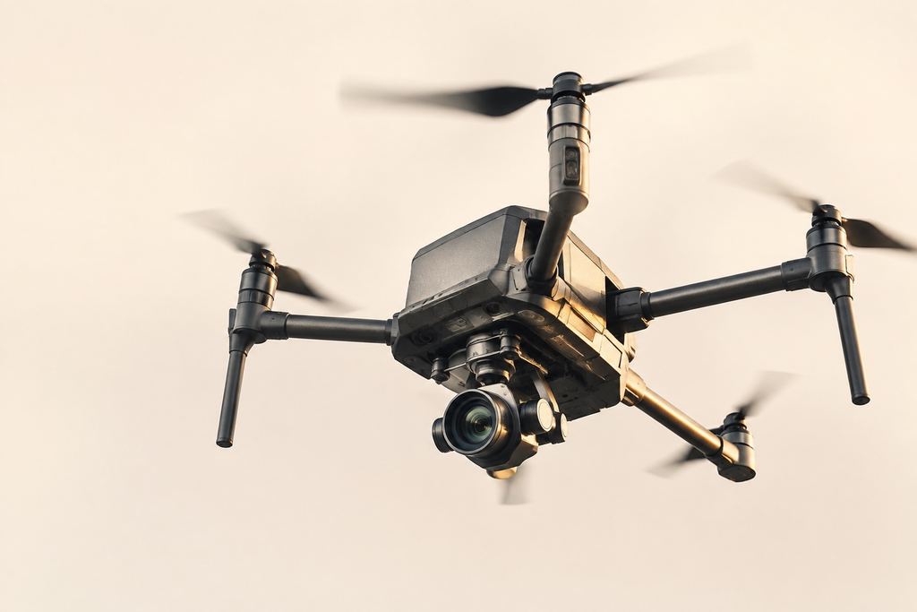 Caméra et nacelle d’un drone professionnel